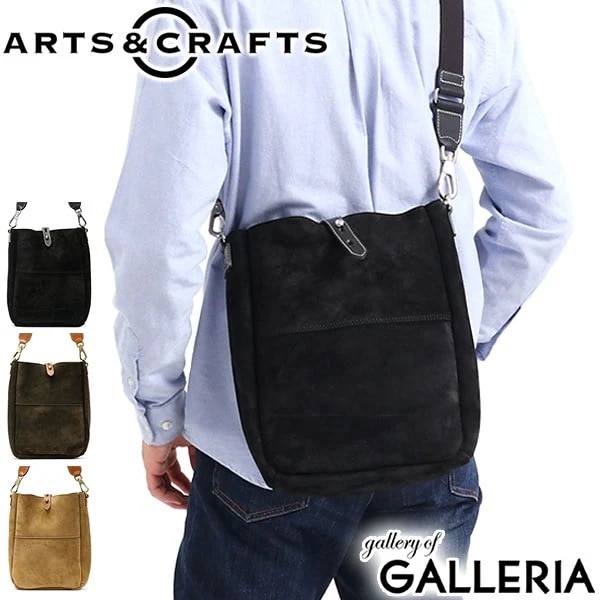 アーツアンドクラフツ ショルダーバッグ ARTSCRAFTS バッグ VERTICAL SHOULDER 斜めがけ KUDU NAKED 本革 レザー スエード ブランド 日本製 メンズ レディース