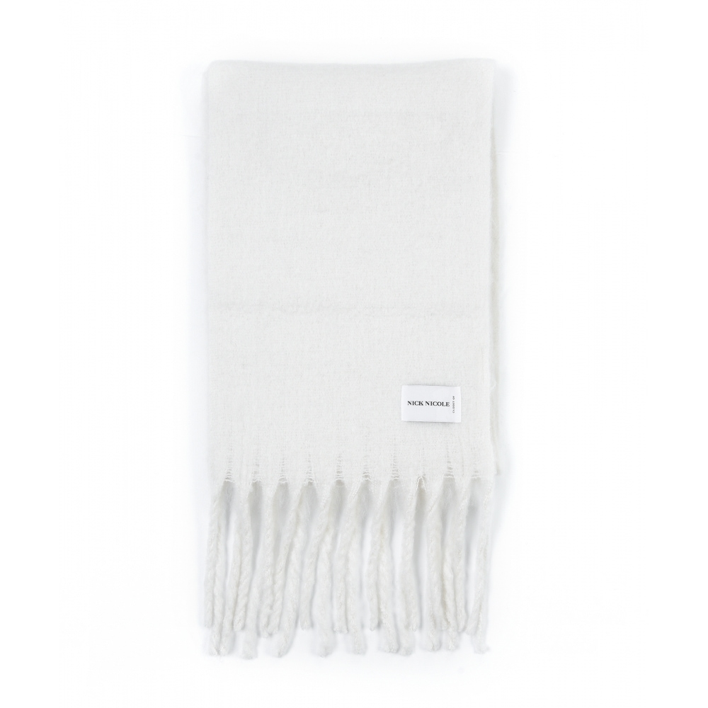 ニック&ニコールプレミアムボールドソフトマフラー_アイボリー