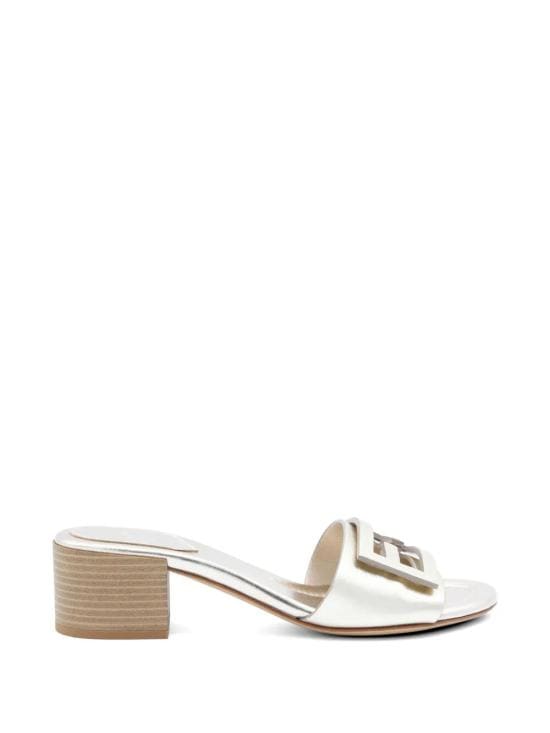 FENDI Women Sandals 8R8862 AY1R F0VF1 PLATINO