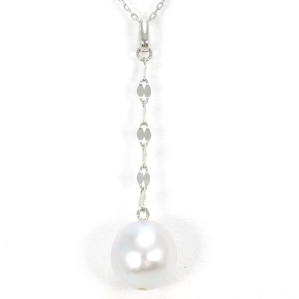 PT850 プラチナ ネックレス パール 総重量約1.8g 約40cm ジュエリー 中古