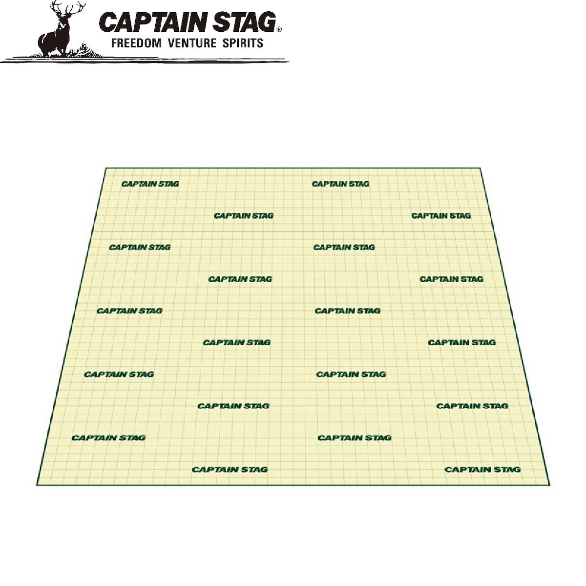 キャプテンスタッグ M-3306 キャンピングフロアマット260×260cm M3306