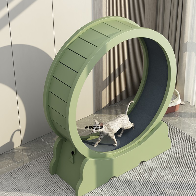 イーサングリーン猫ローラートレッドミルサイレント小型無垢材猫トレッドミル猫クライミングフレーム無垢材猫トレッドミル