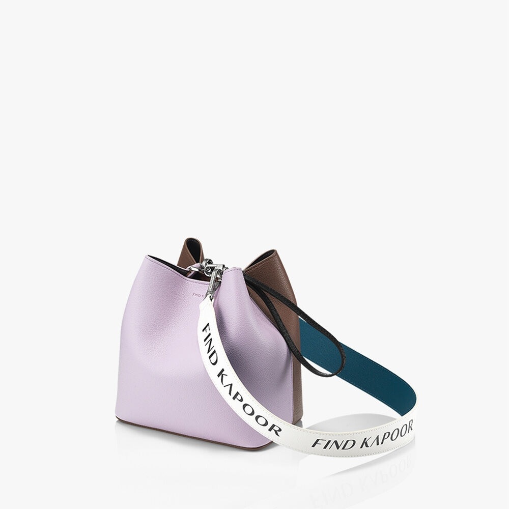 Find Kapoor ピンゴバッグ 20 ベーシックレタリングセット-ブラウンコンビ