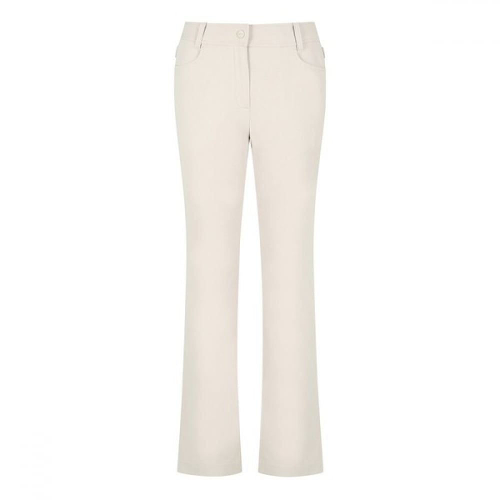 [Phantom] レディースバックポケットロゴ刺繍ストレッチブーツカットパンツ