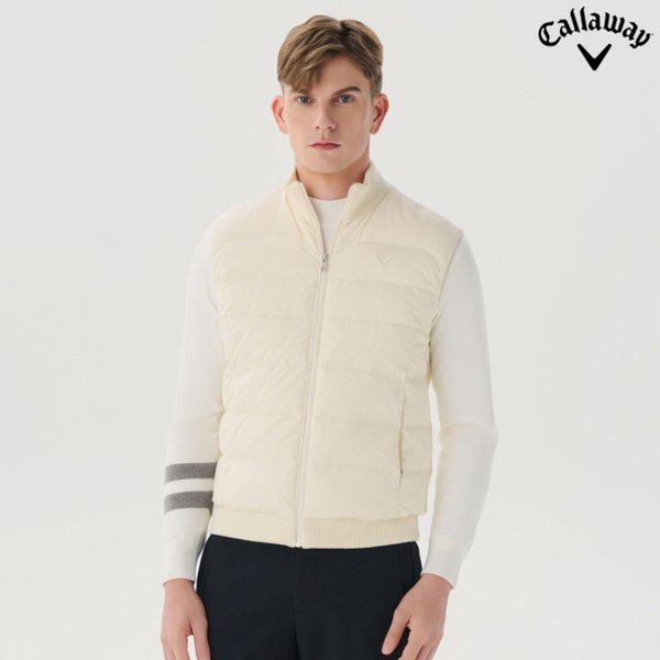 男性 冬 ニットMIX ダウンベスト(CMVD24W501)