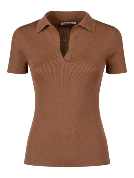 MAX MARA Women Polo Shirts MXMALBERO 005 CAMMELLO