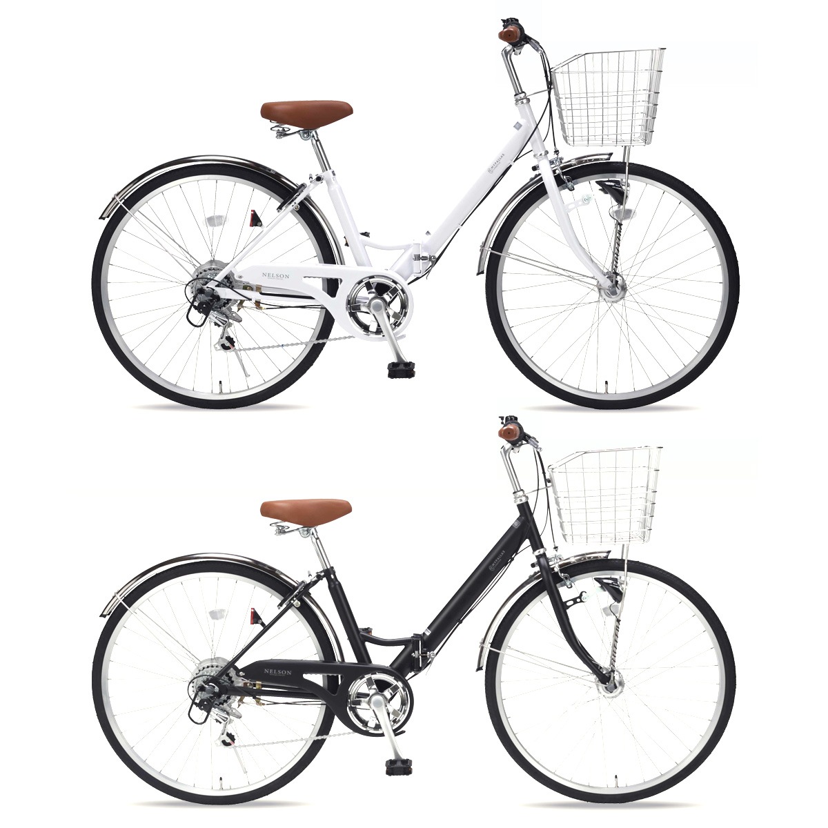 MYPALLAS 折畳シティサイクル 26インチ シマノ６段変速 オートライト MC550