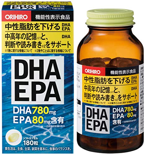 ギフ_包装 【在庫限り】 オリヒロ DHAEPA 180粒 機能性表示食品