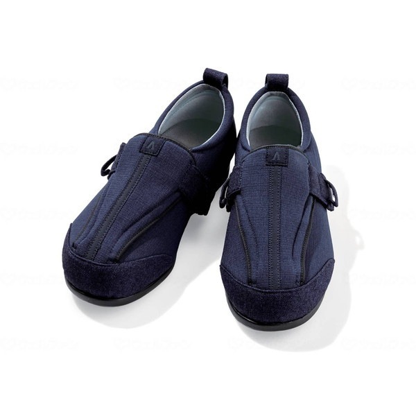 徳武産業 つま先ひろびろサポート5E ネイビー S 7057 メーカー直送