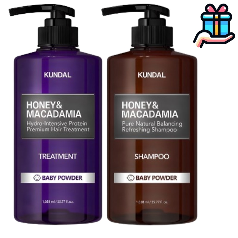 [大容量企画セット商品]シャンプー トリートメントセット 本品 1530ml+1530ml ハニーアンドマカダミアナッツヘアトリートメント ベビーパウダーの香り 韓家族頭皮安心 低刺激 パフューム 8,102円