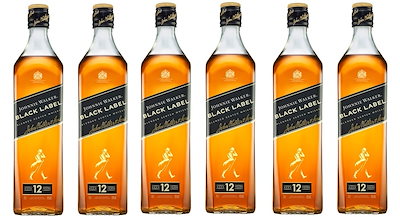ジョニーウォーカーブラックラベル12年6本セット ジョニーウォーカー
