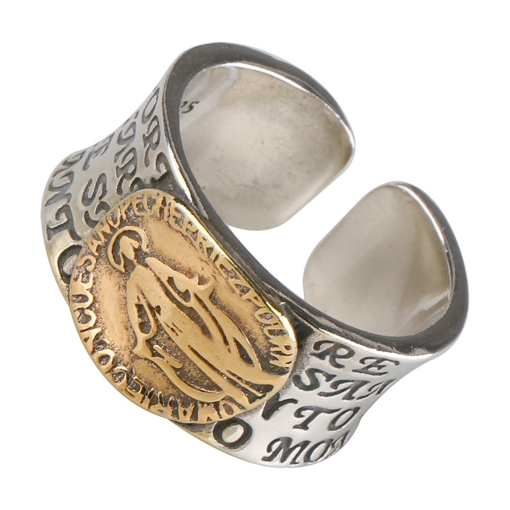 925 マリア リング 奇跡のメダイ [cr259]