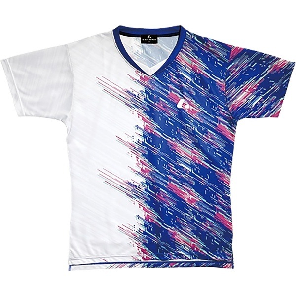 LUCENT ルーセント Uni ゲームシャツ 襟なし テニス ゲームシャツ XLH3430 半袖