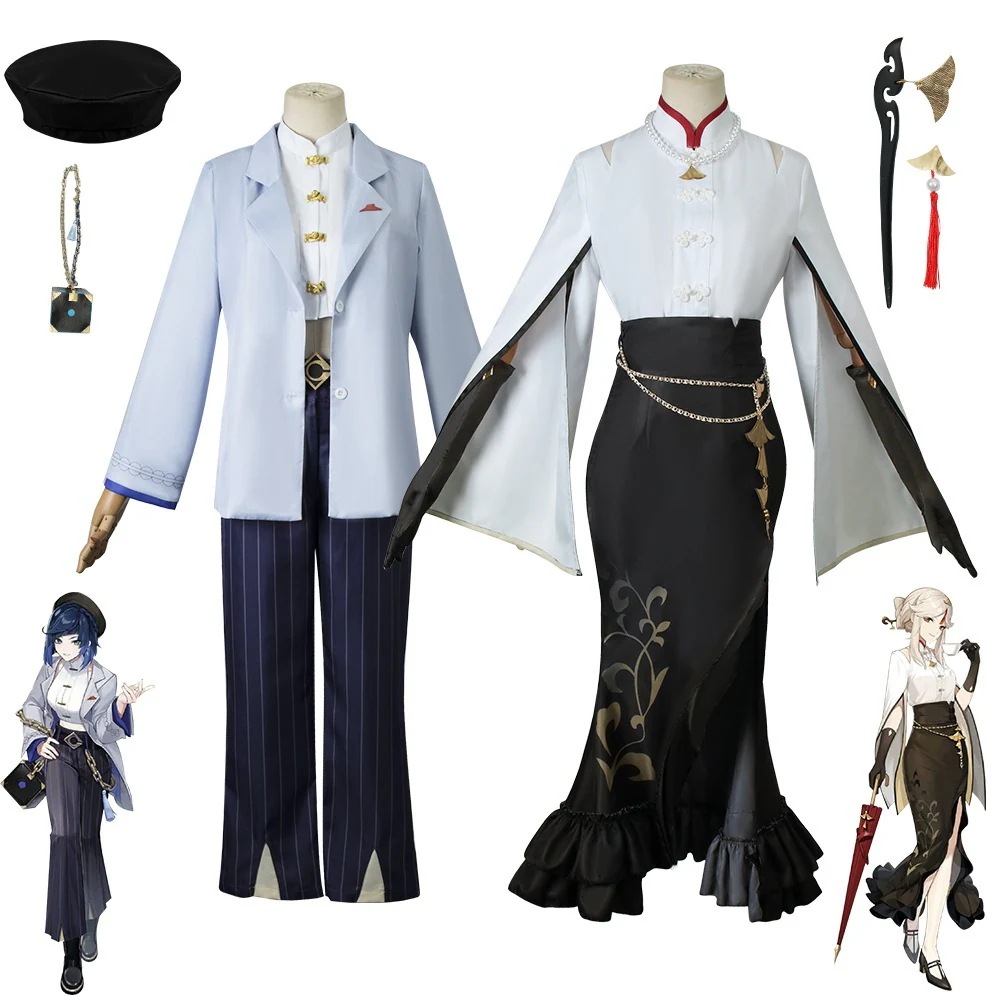 元神cos服夜蘭凝光必勝客連名コスプレ必勝客連動夜蘭凝光服装セット