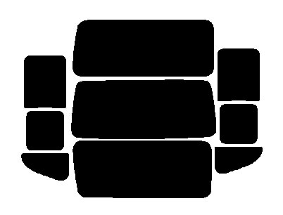 リア (b) レジアスエース 5ドア 200系 H2 Ztype カット済み カーフィルム KDH200 201 205 206 VTRH200 トヨタ用