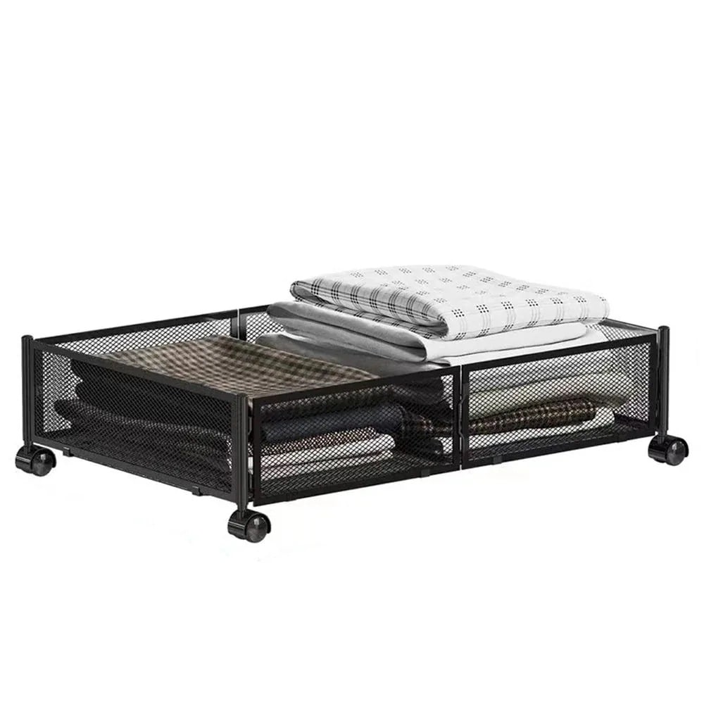 新规入荷続々 ベッド下収納ボックス ローラー付きベッド下収納ボックス ド下収納ボックス 収納ケース 布団袋 スペース活用 持ち手