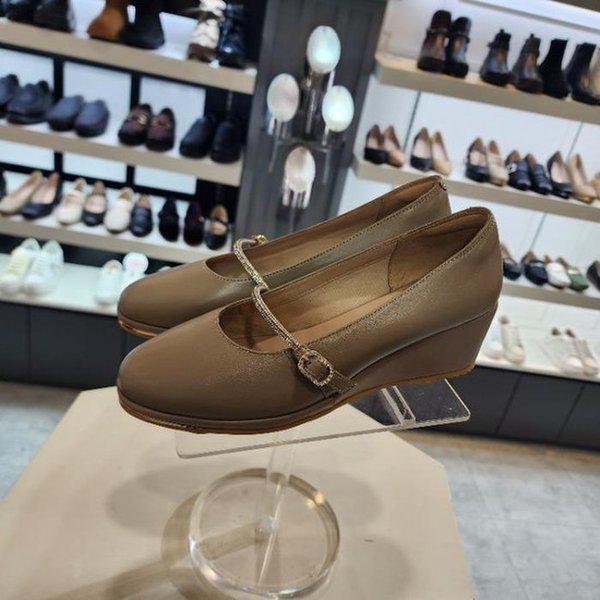 HC10 女性軽量ウェッジパンプス ベージュ LCWD39U61335 (43889512)