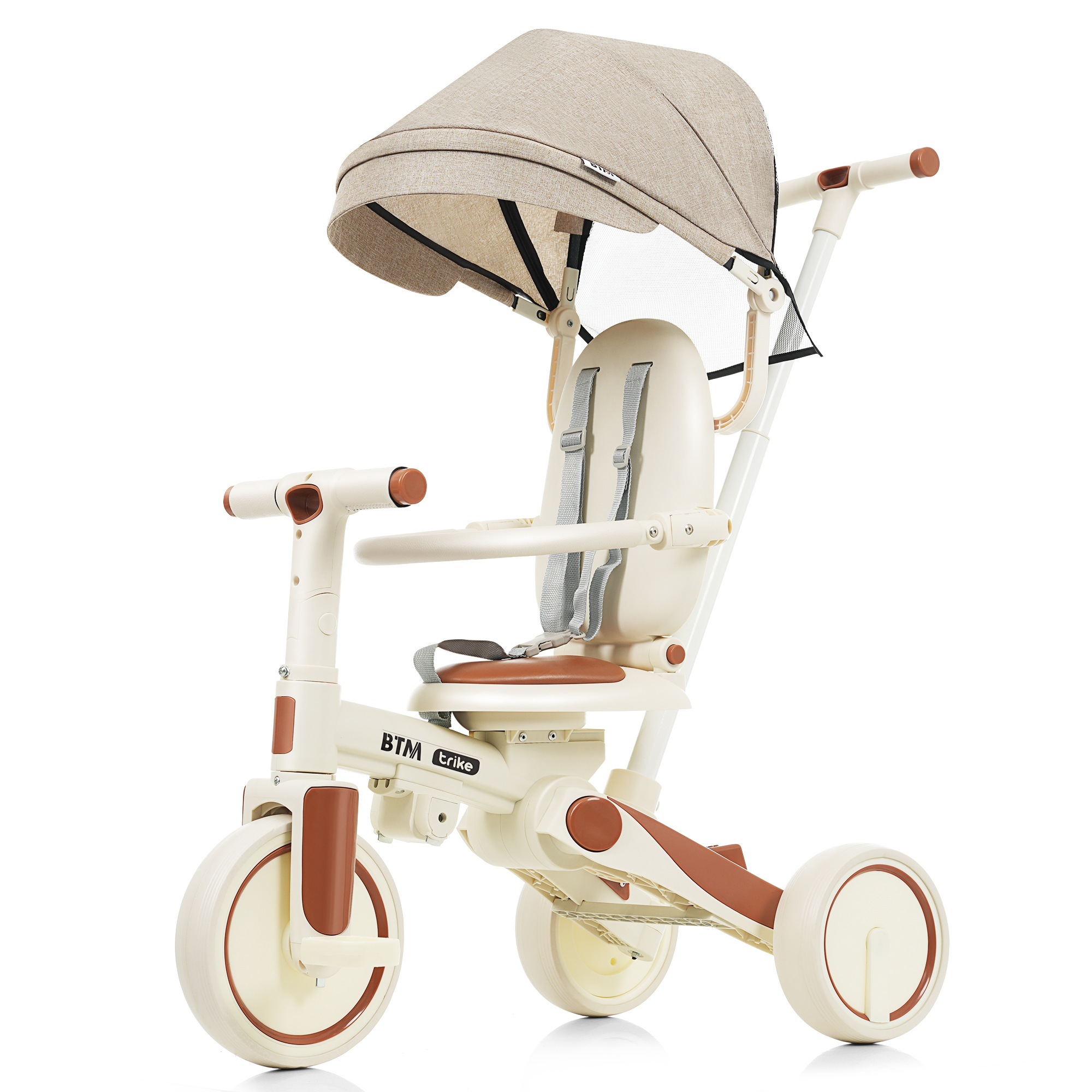 【国内急速発送】子供用三輪車かじとり手押し棒5in1おしゃれ座面回転ランニングバイク自転車おもちゃ乗用玩具キッズバイクプレゼントお祝いクリスマス1歳2歳ギフト3歳幼児用46