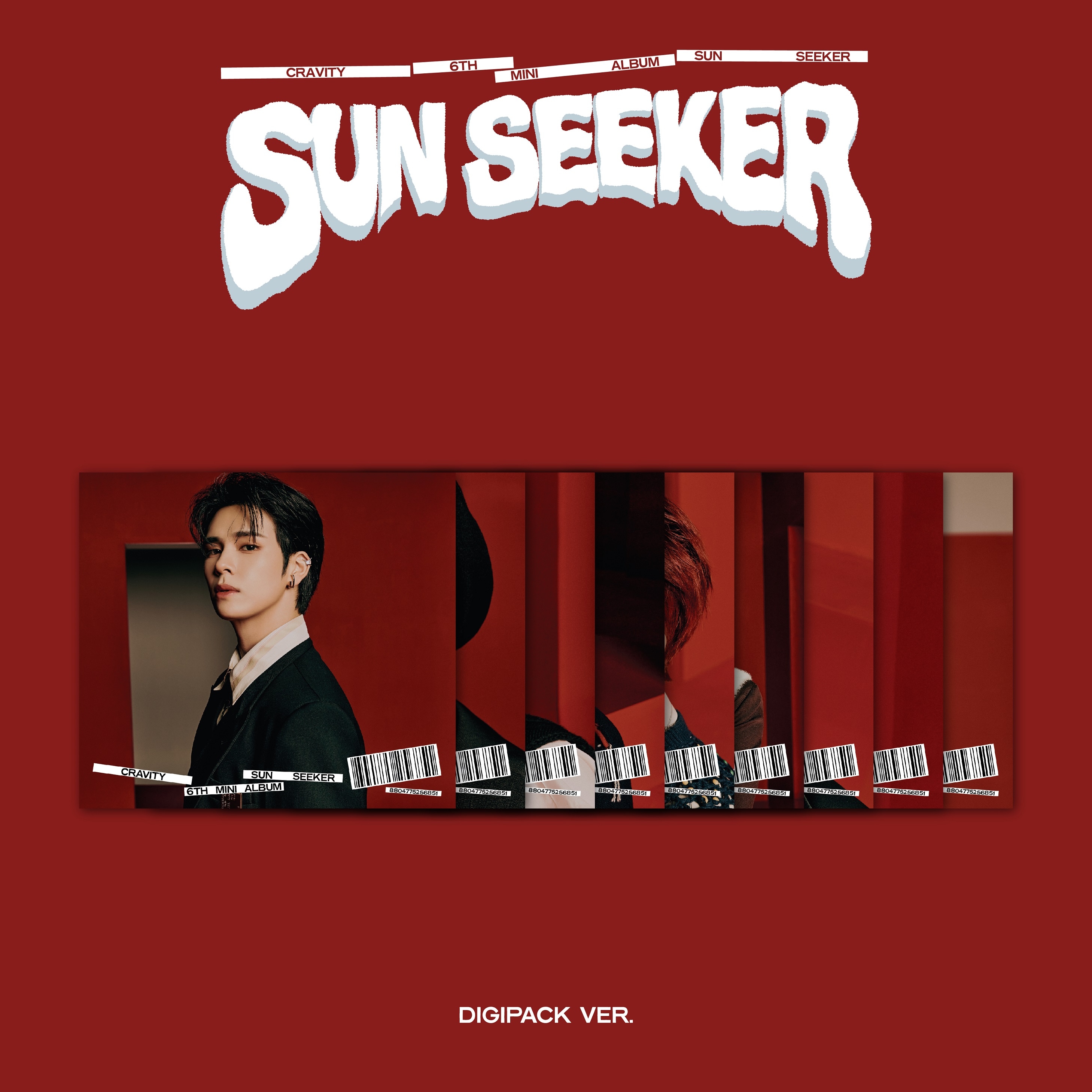 [未開封新品] CRAVITY（クラビティ） - ミニアルバム6集：SUN SEEKER [DIGIPACK VER.] 9種セット