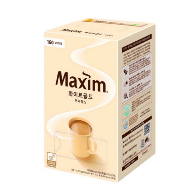 韓国コーヒー ホワイトゴールド コーヒーミックス 160本入り (11.7g×160) 5,035円