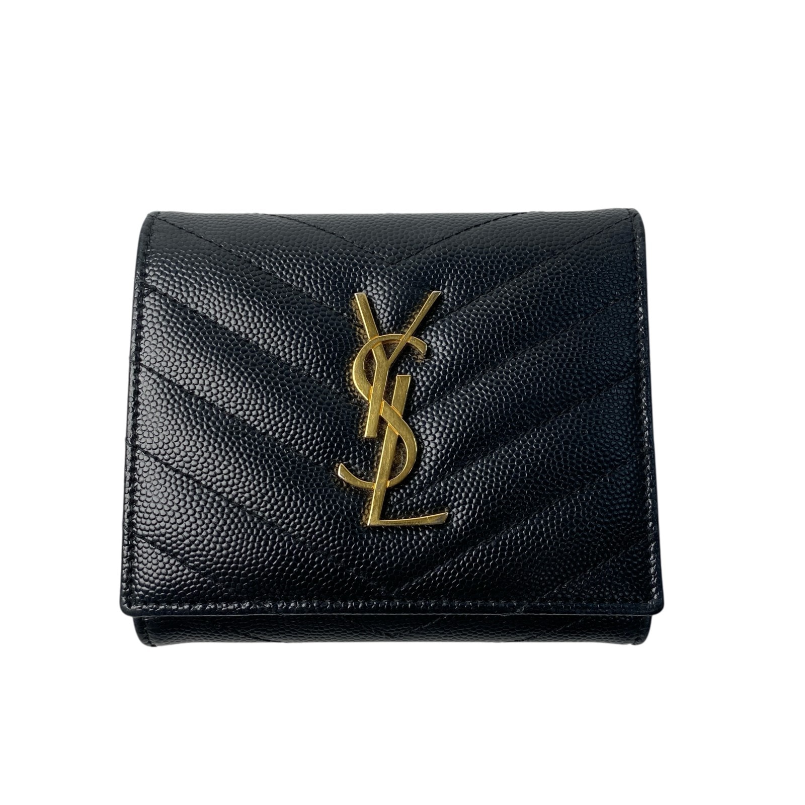 サンローラン SAINT LAURENT レディース カサンドラ 三つ折り財布