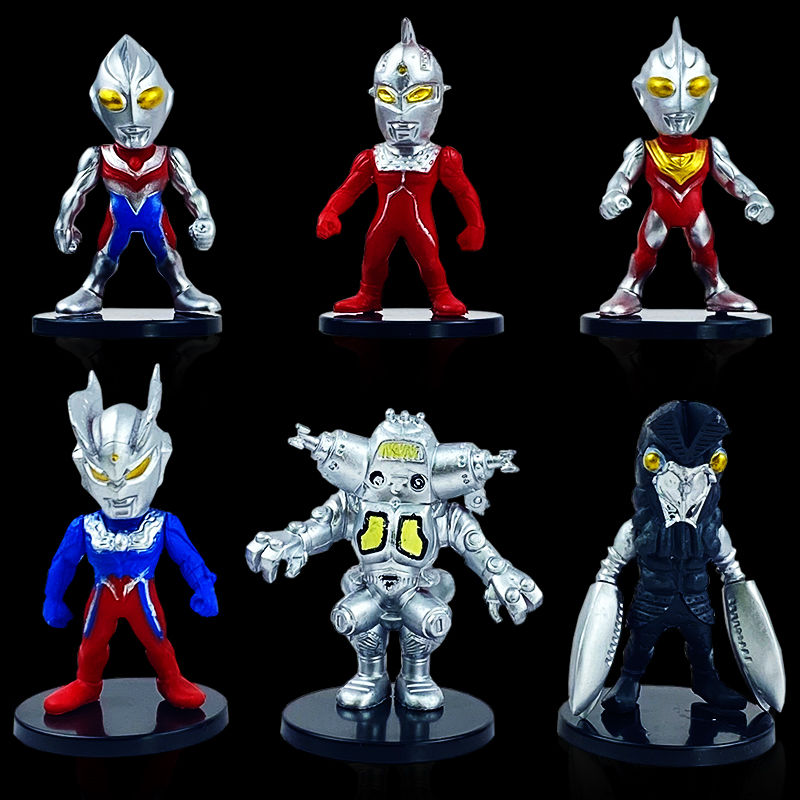 新しい フィギュアウルトラマン玩具フィギュアブラインドボックス子供男の子人形ディガセロ誕生日プレゼントケーキ車置物mn