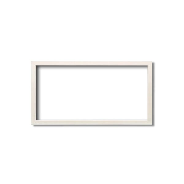 ( 長方形額 ) 横長額 500×250mm パールホワイト 厚みのある作品収納可納 厚み19mmまで 縦横兼用 額 額縁 フレーム