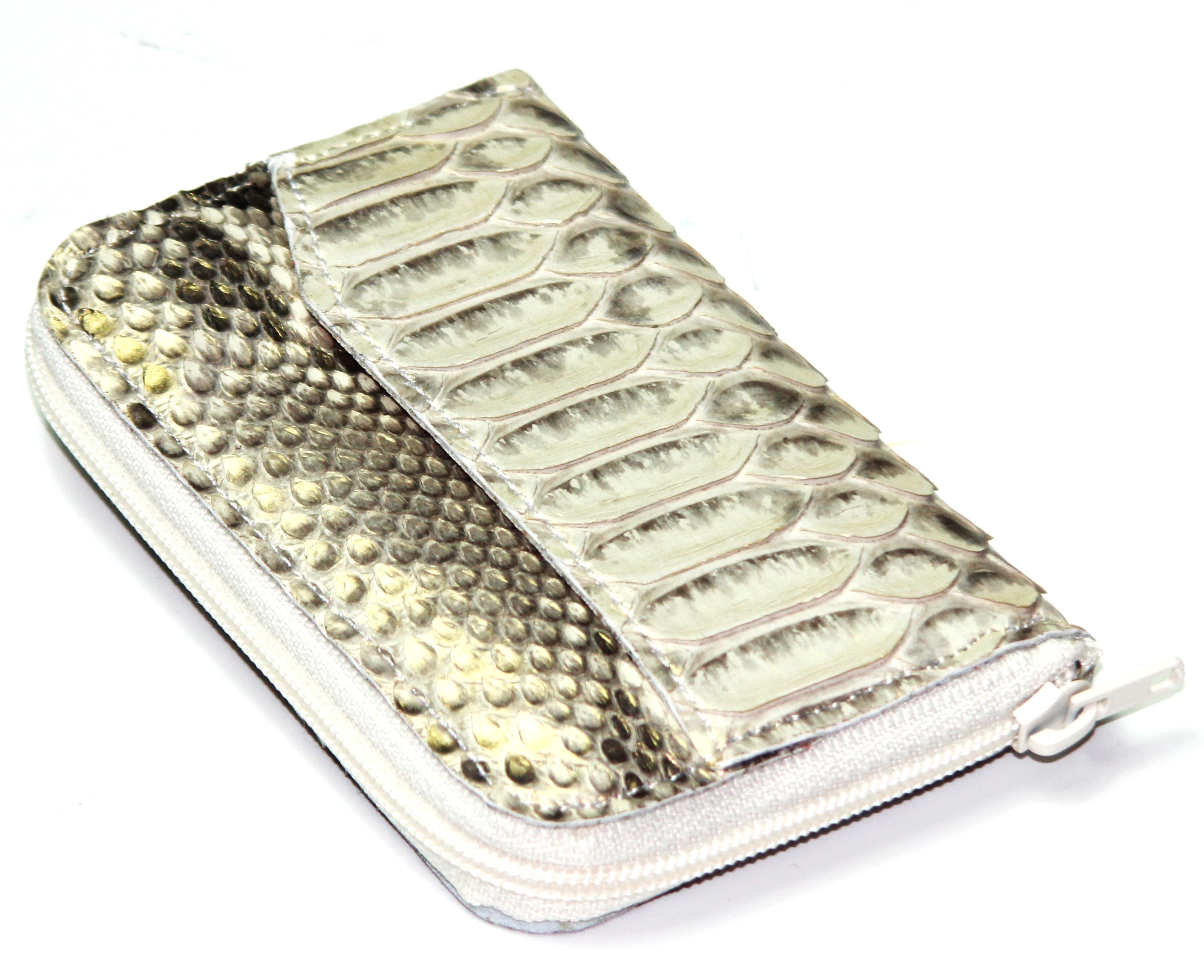 【新規OPEN】【期間限定セール】【激安】【新品未使用】ダイヤモンド本パイソン　限定薄金パールゴールド加工　日本製　コインコンパクトウォレット　TK-GSNM-PG