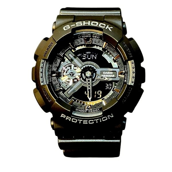 カシオ G-SHOCK GA-110-1BJF クォーツ 時計 腕時計 未使用品 【中古】