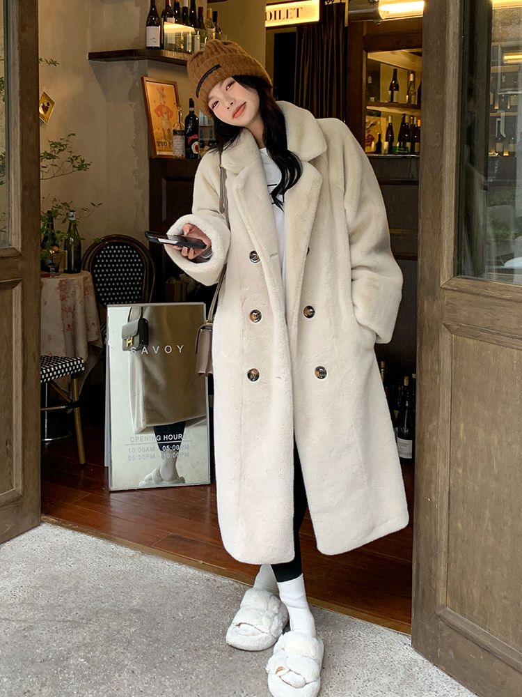 ジャケット コート ス レディース エコファー毛皮 フェイクミンク 裏起毛ファッション 皮毛一体 保温 厚手 華やか暖かい 体型カバー アウター テーラードジャケット