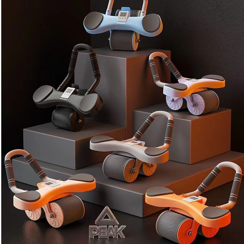 健腹輪自動反発腹筋輪肘支式腹部トレーニングフィットネス器材男女痩腹神器