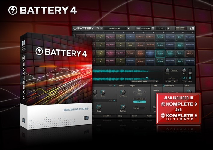 バッテリドラム修復版 Native Instruments Battery v4.3.0 Rev3 WIN 5,099円