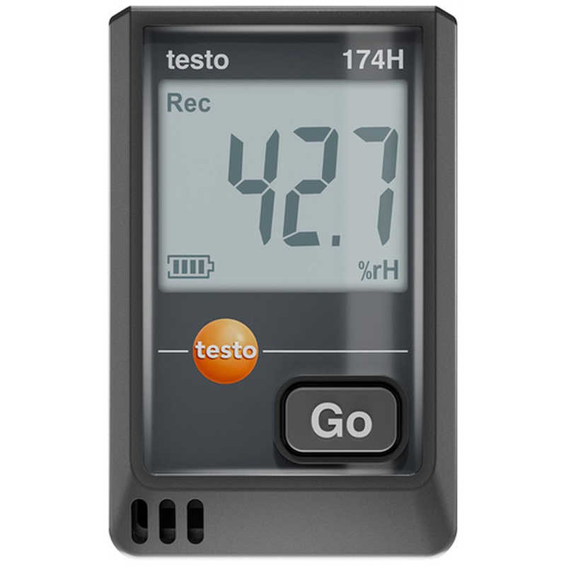 テストー　温湿度データロガー(USB) testo 174H 黒　572174102