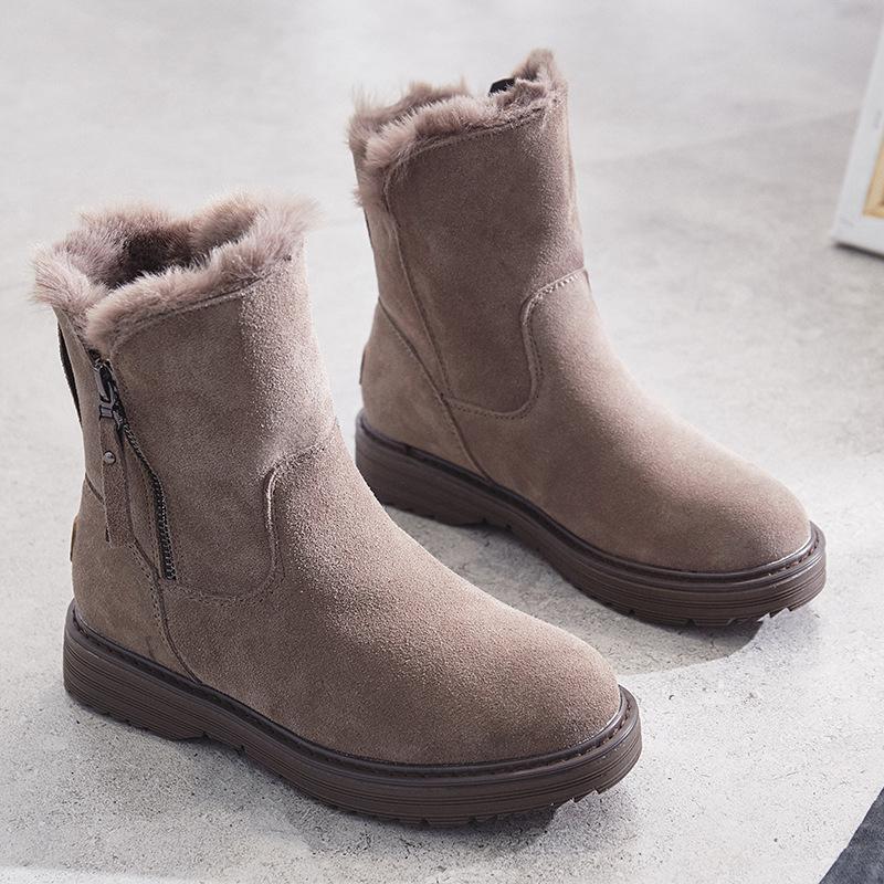 スニーカー スノーシューズ レディース 防寒ブーツ 防水 スノーブーツ 裏起毛 かわいい 滑らない 厚底 ウインターブーツ ハイカット スキー アウトドア