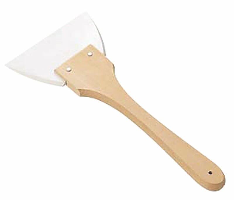 （まとめ買い）カンダ 木柄三角シリコンゴムヘラ 長柄 特大 [x3]