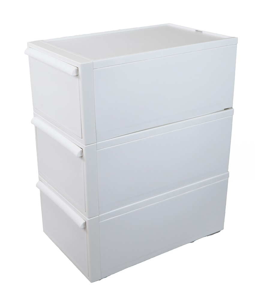 クローゼットシステム 引出し(M) オールホワイトCS-D2 3P 7,725円