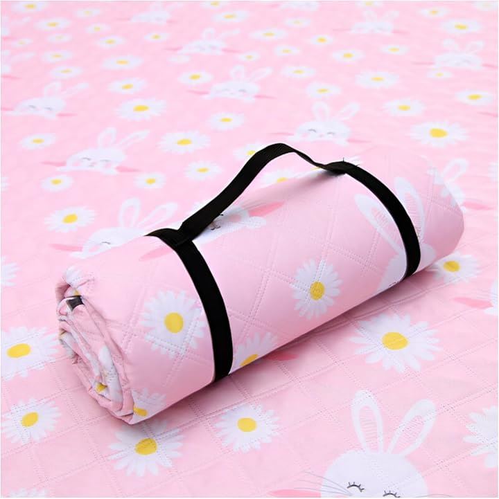 レジャーシート 厚手 折り畳み 防水 子供 ピクニックシート大判 軽量(ウサギ, 200x200)