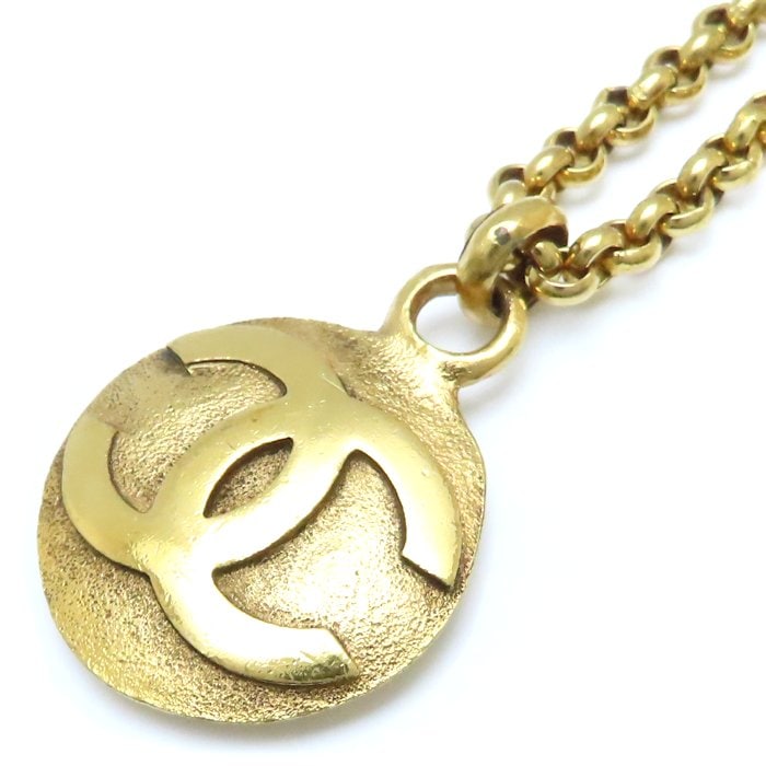 ココマーク ネックレス ロングチェーン GP ゴールドメッキ /293808【中古】