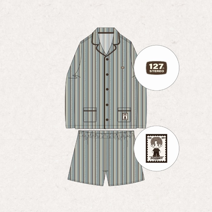 NCT 127 X SPAO PAJAMAS SET[JOHNNY Ver.]