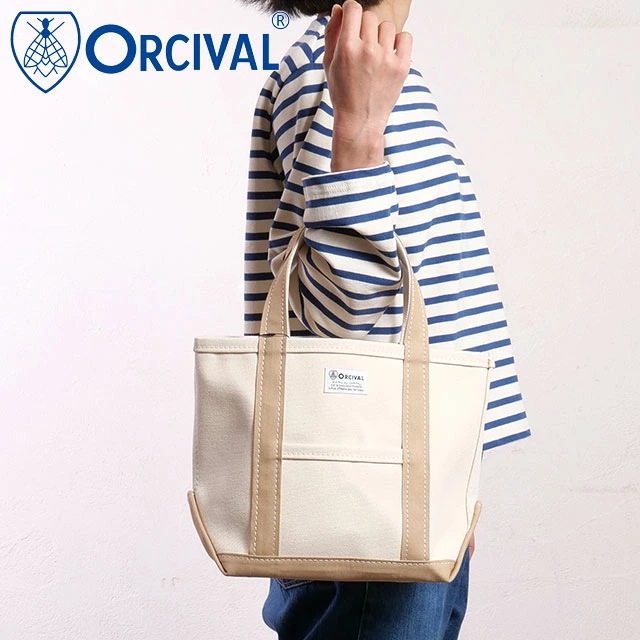 トートバッグ スモール [OR-H0285-KWC] メンズ・レディース ユニセックス 鞄 日本製 キャンバス 小サイズ 帆布 ECRU/MEDIUM-BEIGE 正規取扱店