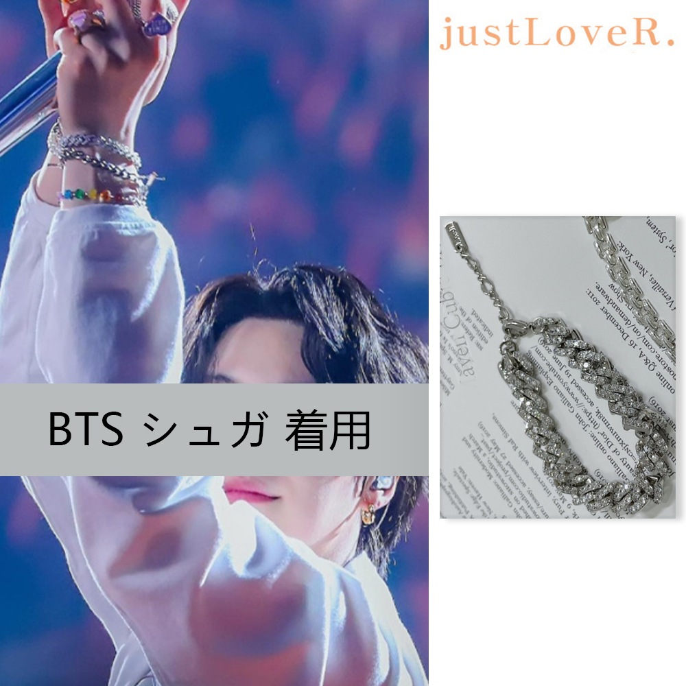 [just LoveR.] BTS シュガー着用 Maven Cubic Bracelet