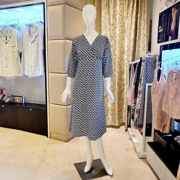 VGN3958_クローバー柄カップドレス ホームウェア