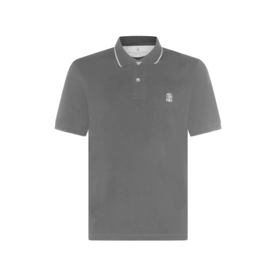 BRUNELLO CUCINELLI Men Polo Shirts M0B139779G CCB75 BLACK