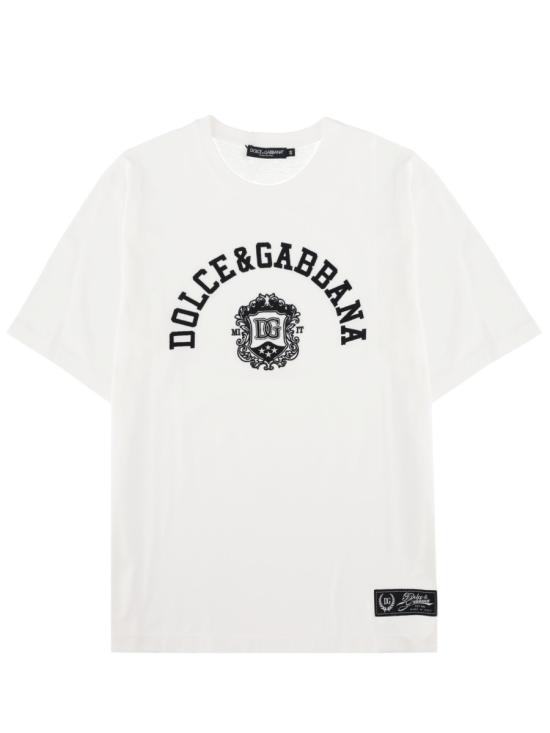 DOLCE & GABBANA Men T-Shirts G8PN9Z G7POPW0800 WHITE