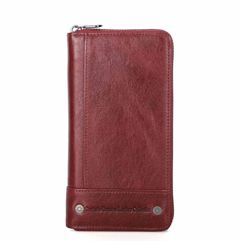 本革 長財布 メンズ レディース　財布　牛革 レザー　ラウンドファスナー 　敬老の日 プレゼント ギフト