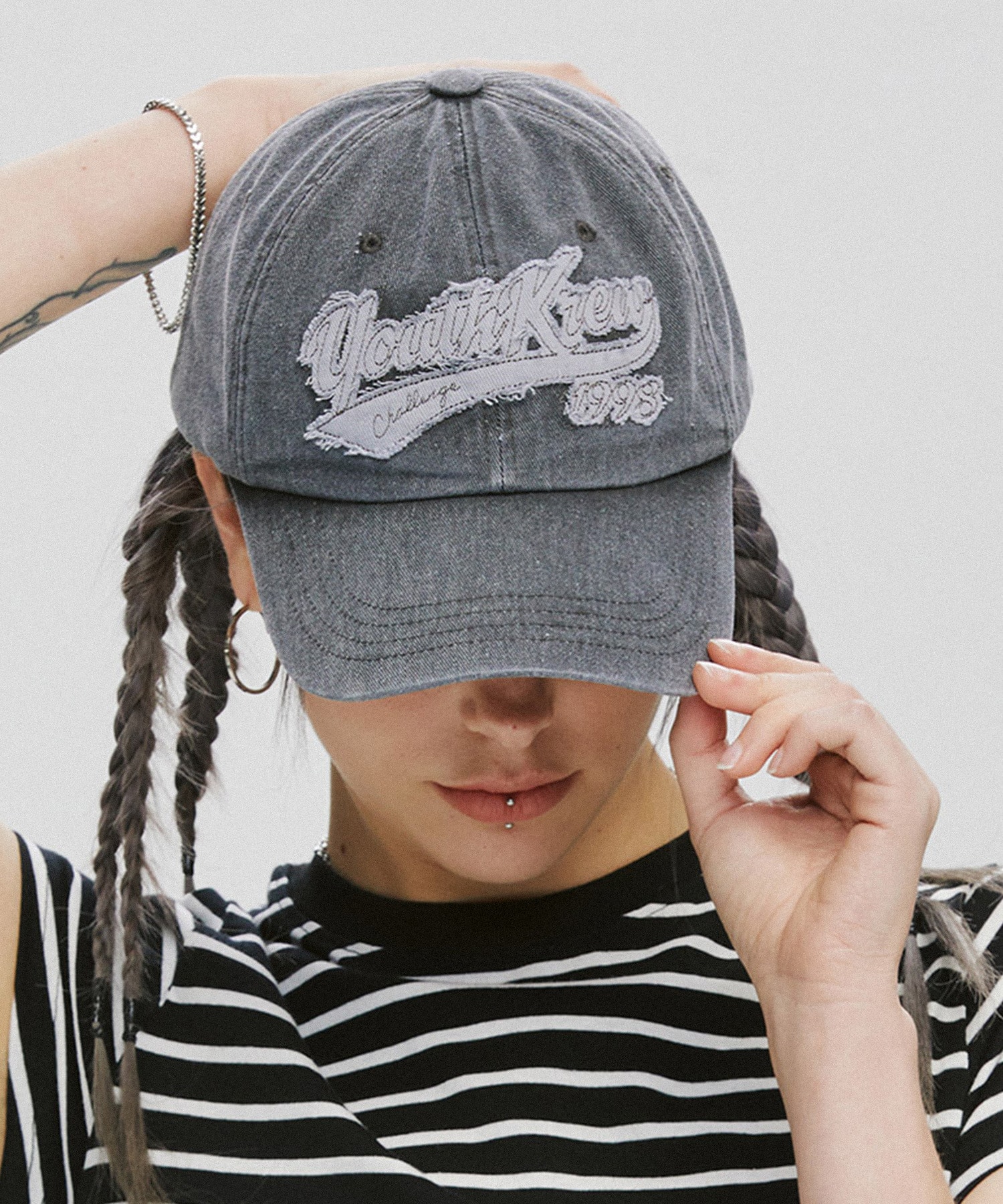YK TAYLOR WASHING BALL CAP-GRAY 6,663円