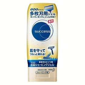 他サイト： 花王 サクセス薬用シェービングジェル多枚刃カミソリ用180gの商品画像