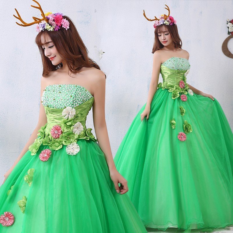 ウエディングドレス 結婚式 花嫁 カラードレス 安い ピアノ発表会 ドレス 演奏会 ロングドレス 二 7,412円