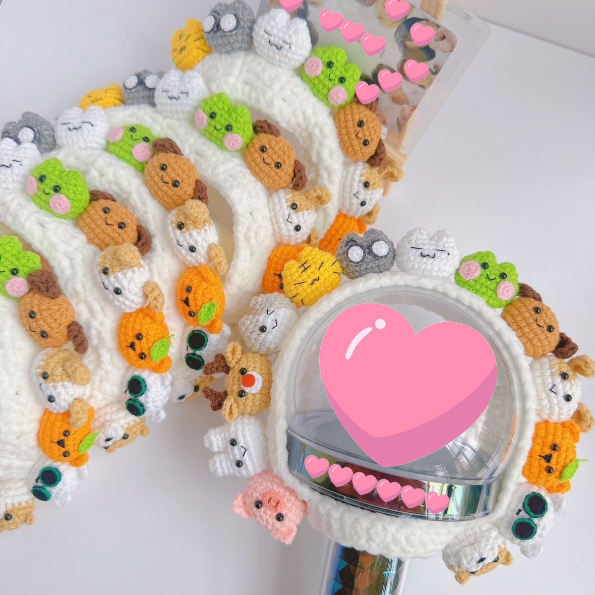 17 編み 飾り 応援棒 保護カバー 1