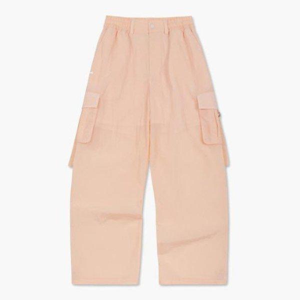 M パンツ UQC QP322OPT81-WPK 女性 エトゥワール ウーブン カーゴ ワイド パンツ / WHITE PINK